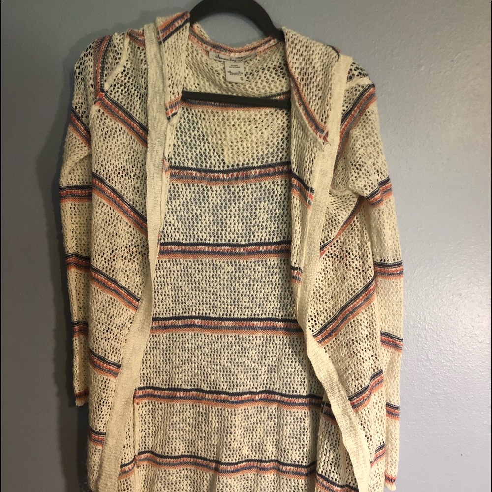 Knit Sweater Cover Up Medium American Rag